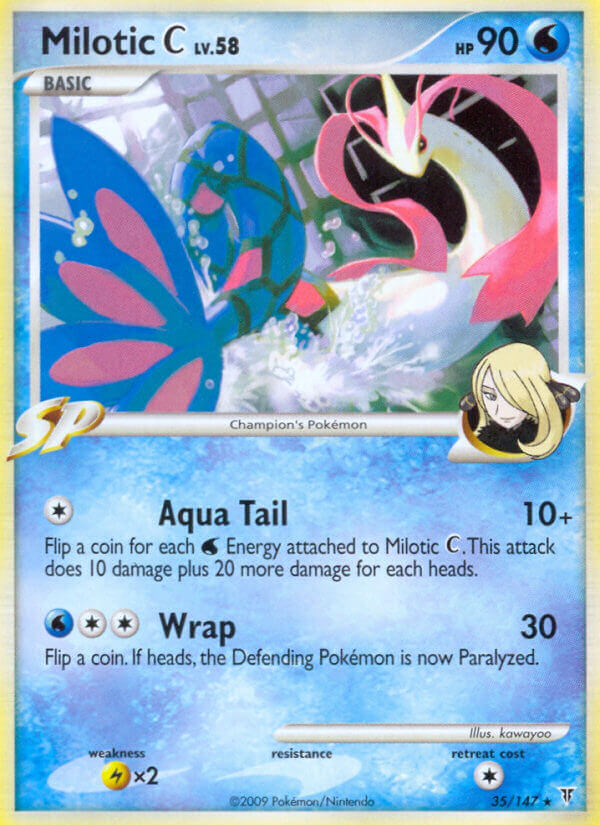 Supreme Victors Milotic C Pokémon card