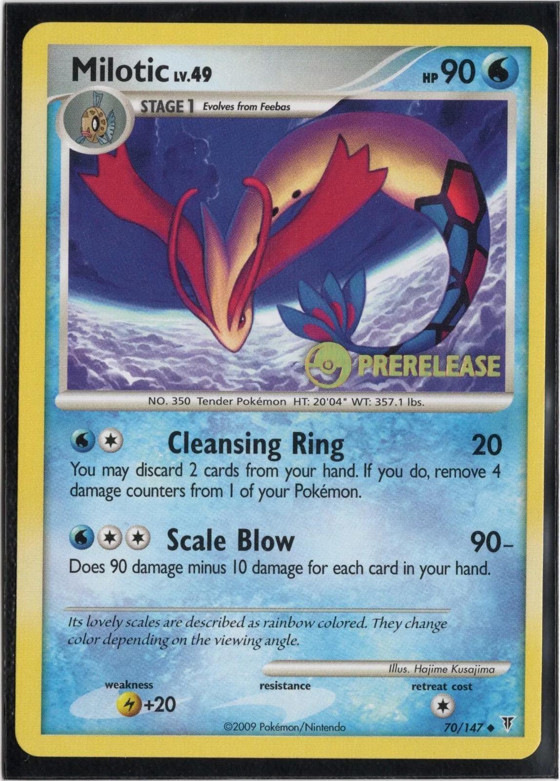 Supreme Victors Milotic [Prerelease] Pokémon card