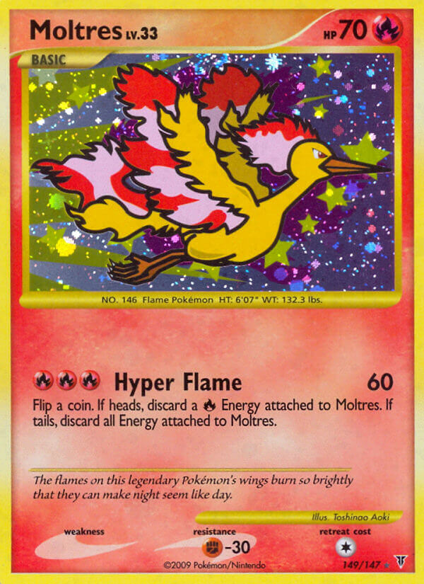 Supreme Victors Moltres Pokémon card