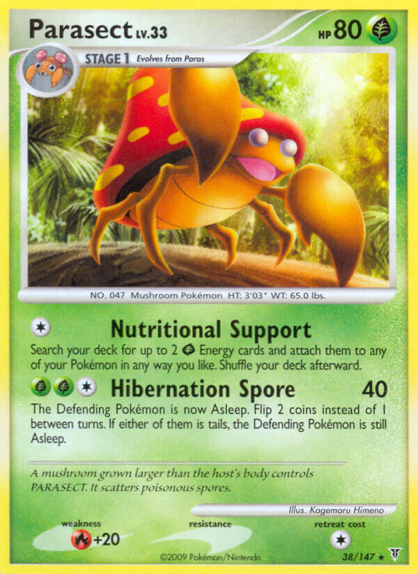Supreme Victors Parasect Pokémon card