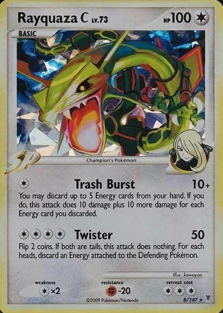 Supreme Victors Rayquaza C [Cracked-Ice] Pokémon card