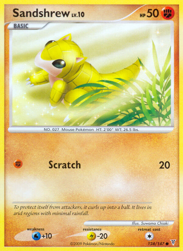 Supreme Victors Sandshrew Pokémon card