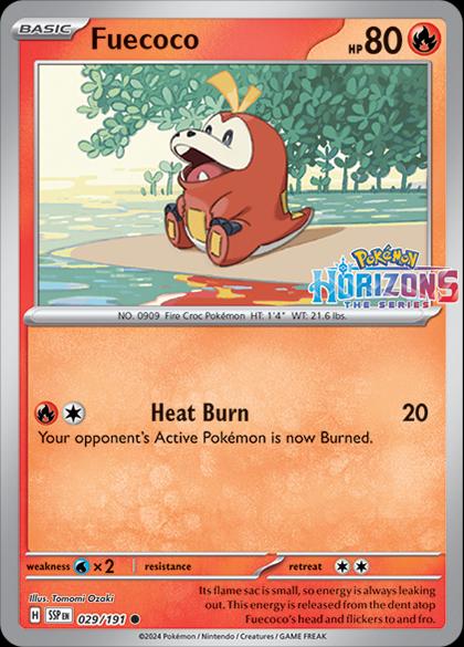 Surging Sparks Fuecoco [Horizons] Pokémon card