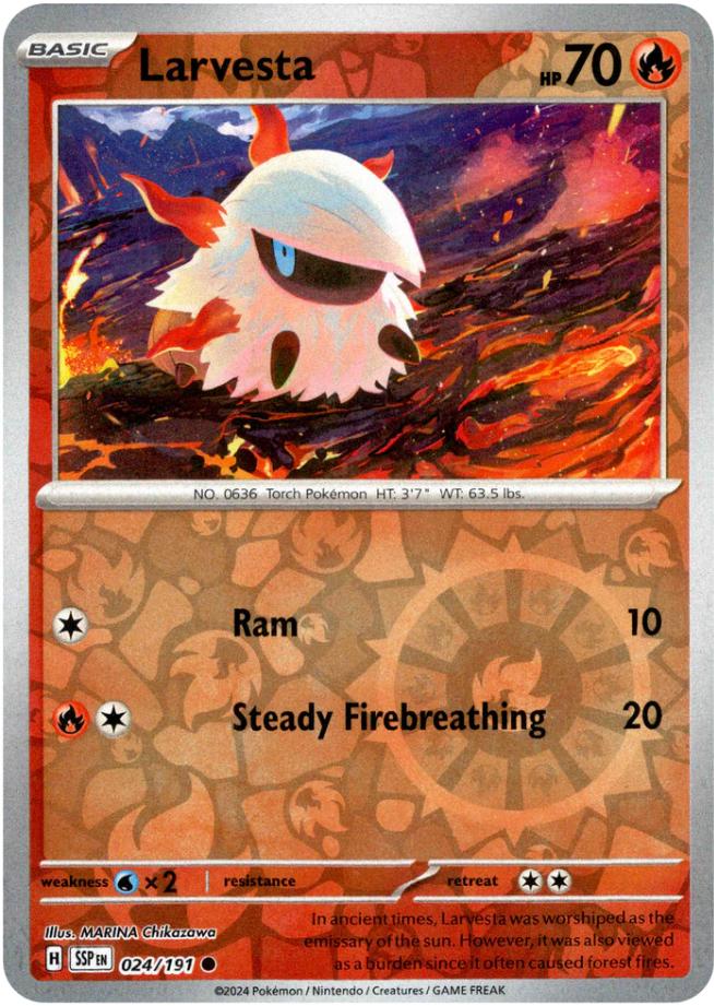 Larvesta [Reverse Holo]