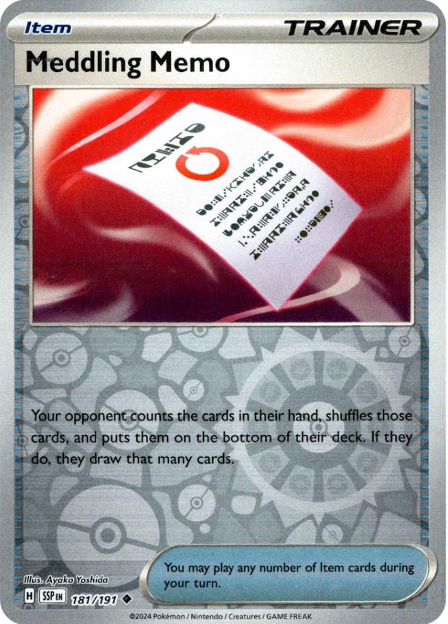 Meddling Memo [Reverse Holo]
