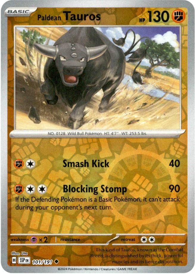 Paldean Tauros [Reverse Holo]