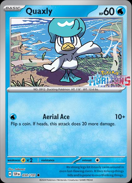 Surging Sparks Quaxly [Horizons] Pokémon card