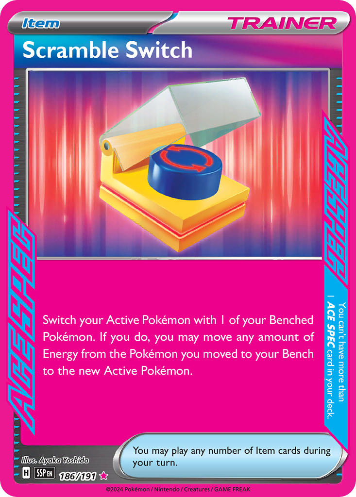 Surging Sparks Scramble Switch Pokémon card