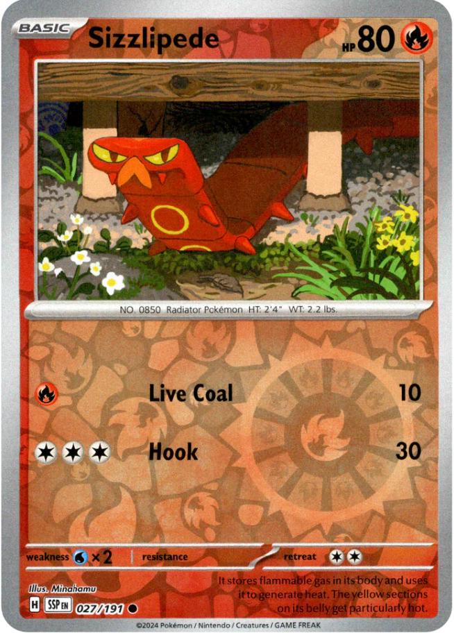 Sizzlipede [Reverse Holo]