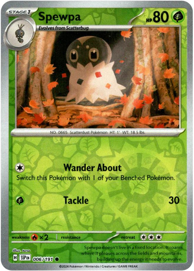 Spewpa [Reverse Holo]