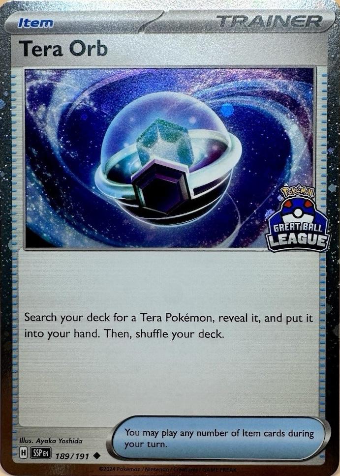 Surging Sparks Tera Orb [Great-Ball-League] Pokémon card