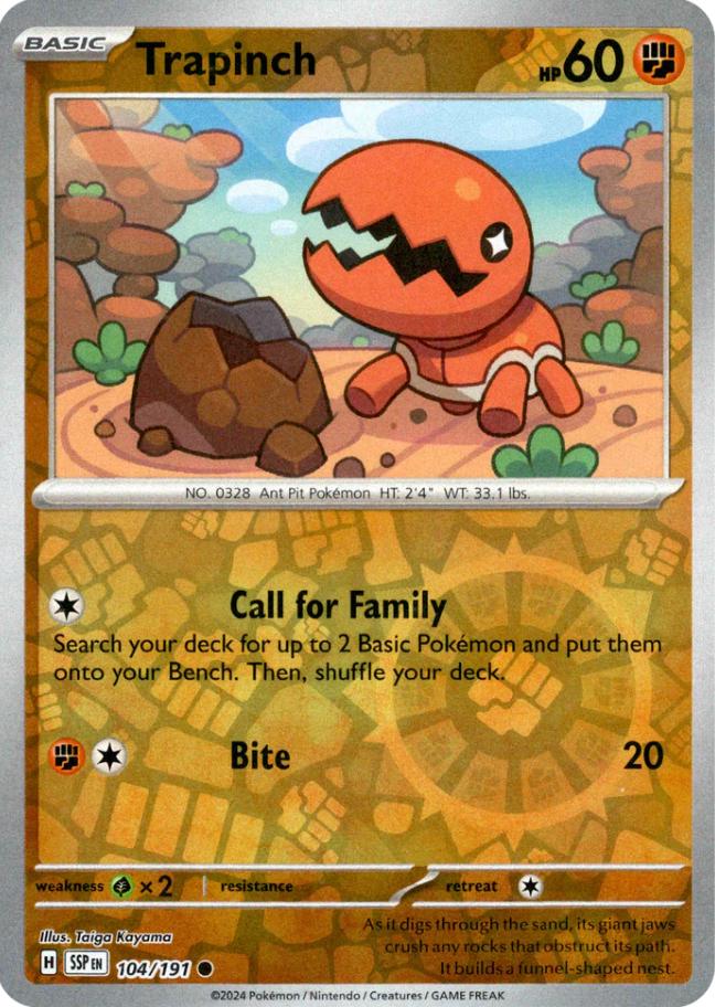 Trapinch [Reverse Holo]