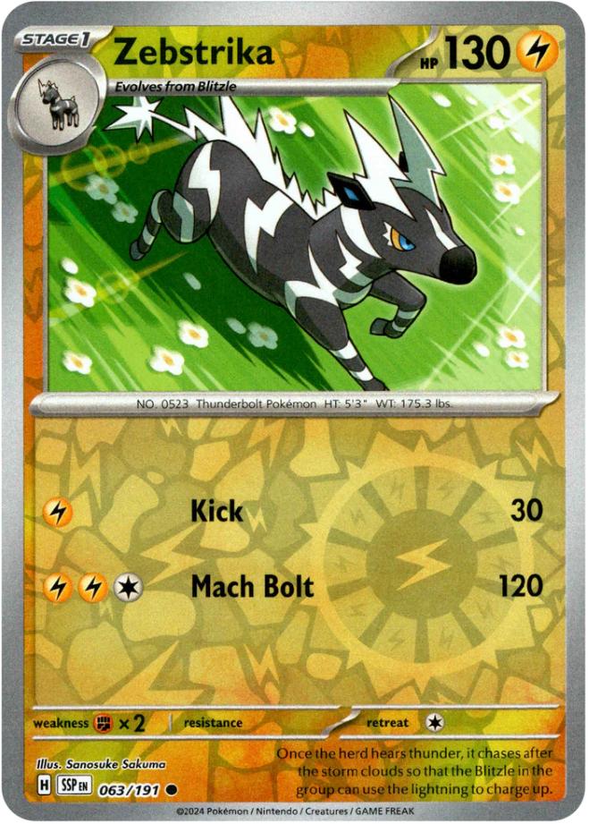 Zebstrika [Reverse Holo]