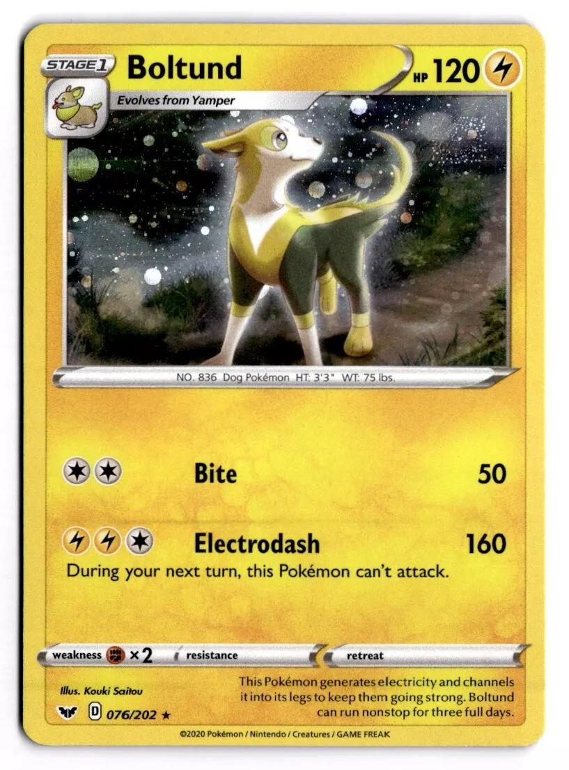 Sword & Shield Boltund [Cosmos-Holo] Pokémon card