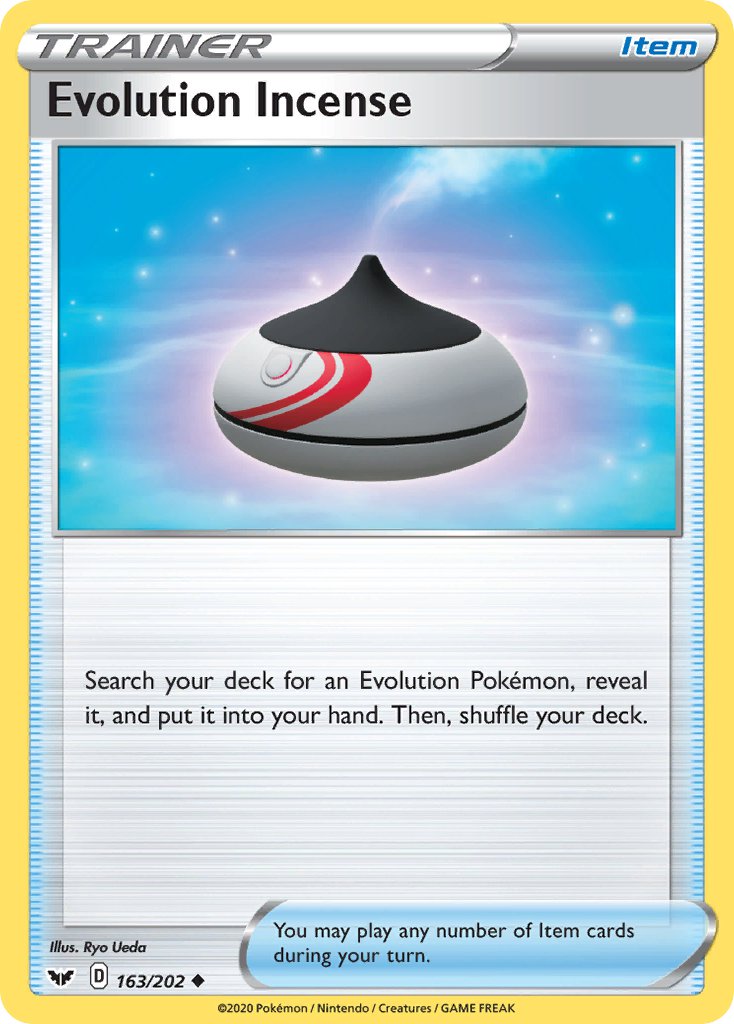 Sword & Shield Evolution Incense Pokémon card