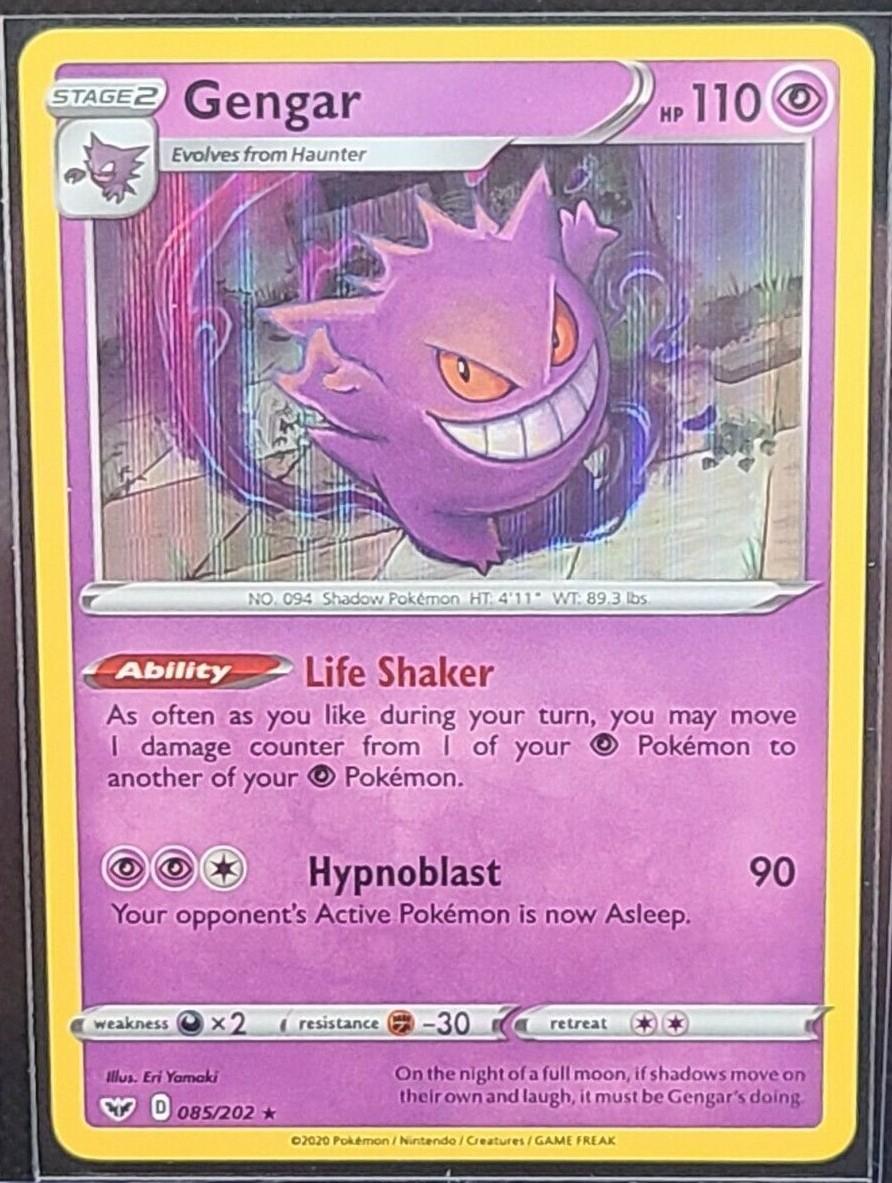Sword & Shield Gengar [Holo] Pokémon card