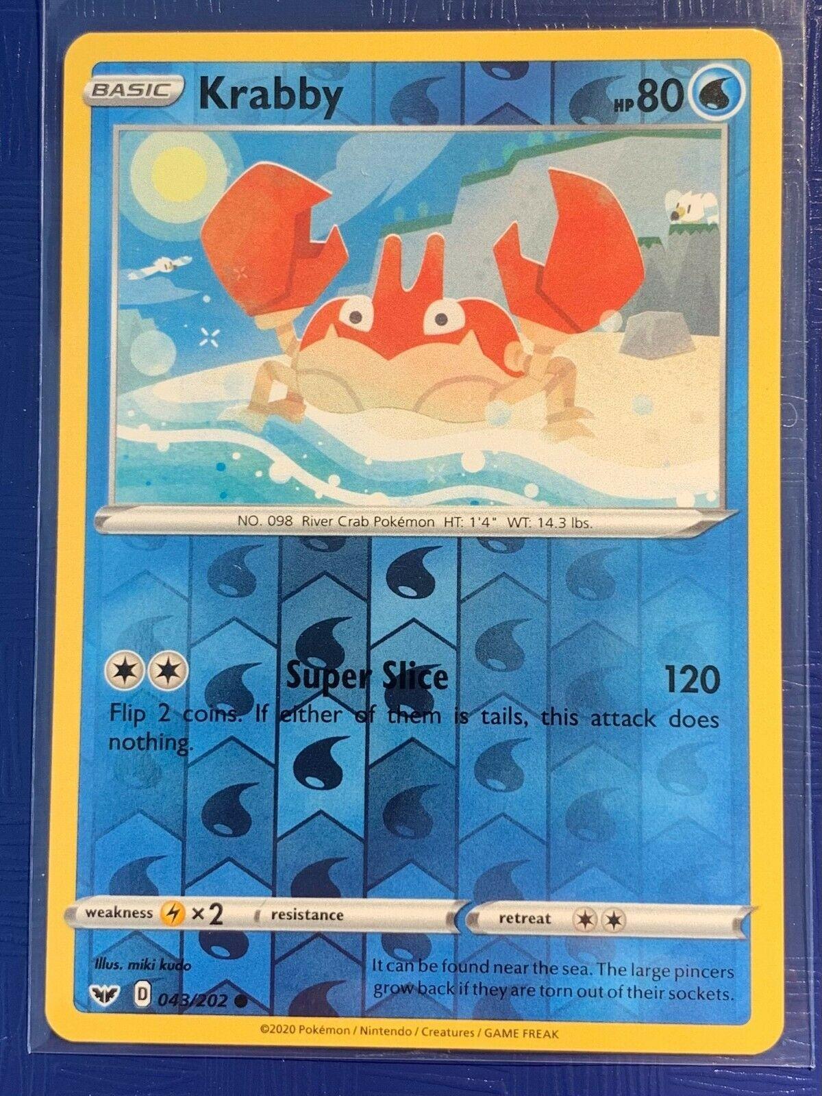 Krabby [Reverse Holo]