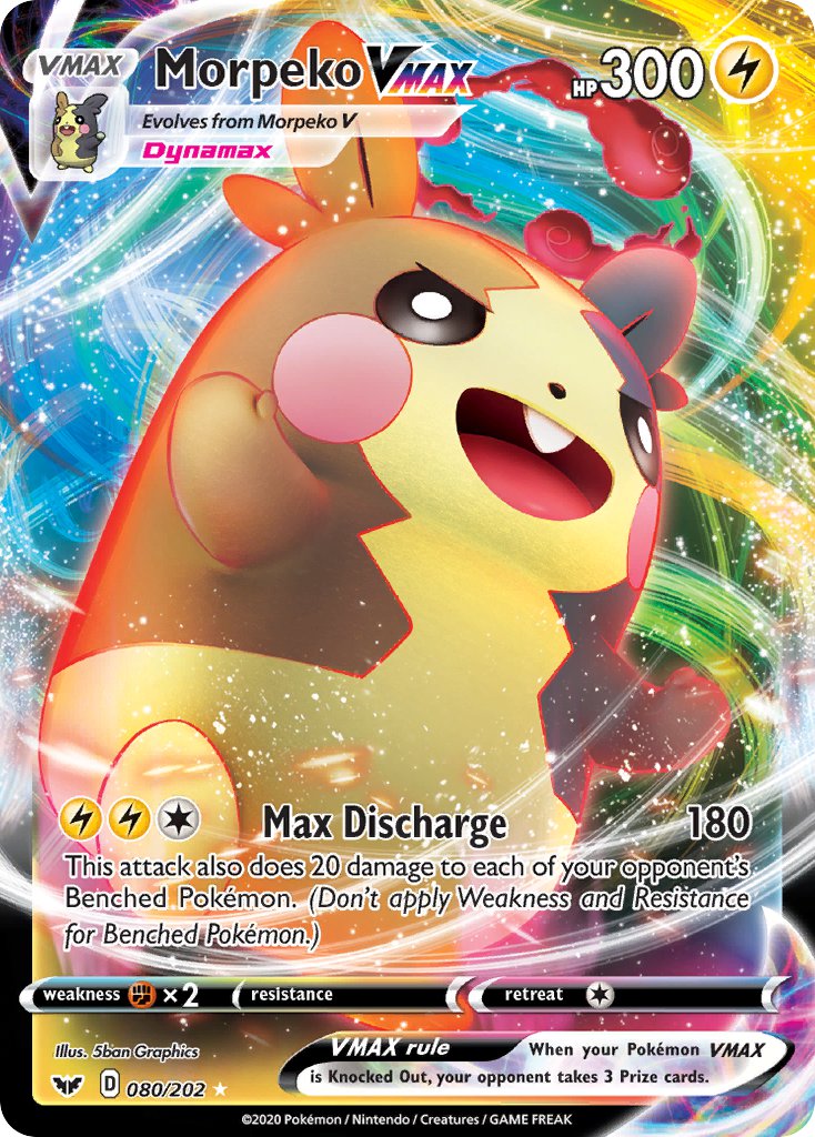 Sword & Shield Morpeko Vmax Pokémon card