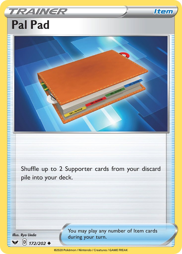Sword & Shield Pal Pad Pokémon card
