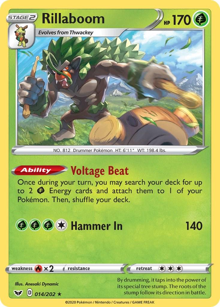 Sword & Shield Rillaboom [Holo] Pokémon card