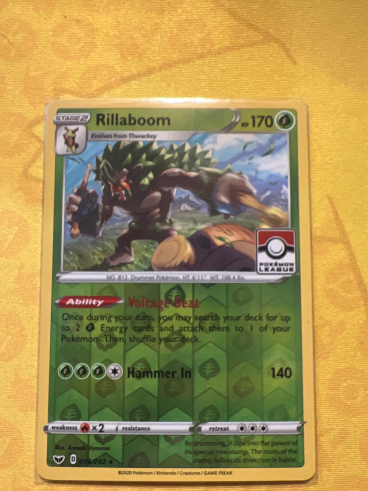 Sword & Shield Rillaboom [Pokemon-League] Pokémon card