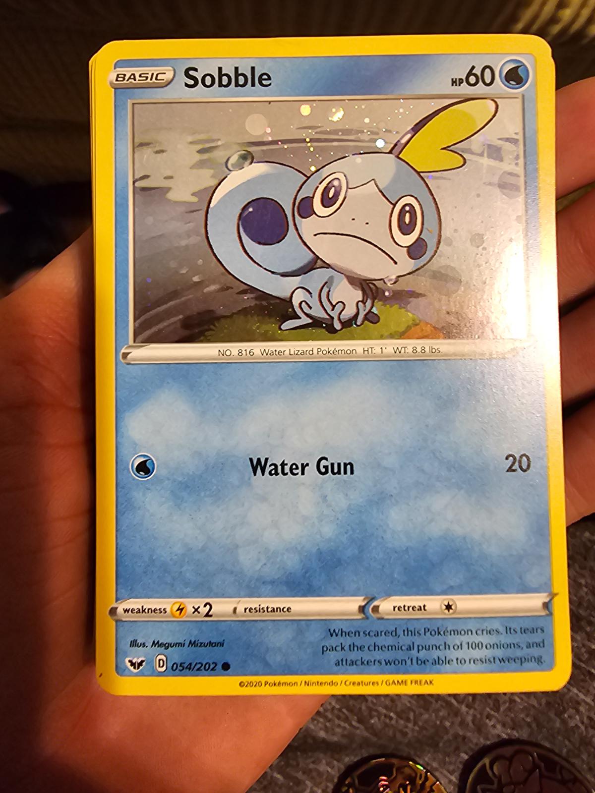 Sword & Shield Sobble [Cosmos-Holo] Pokémon card