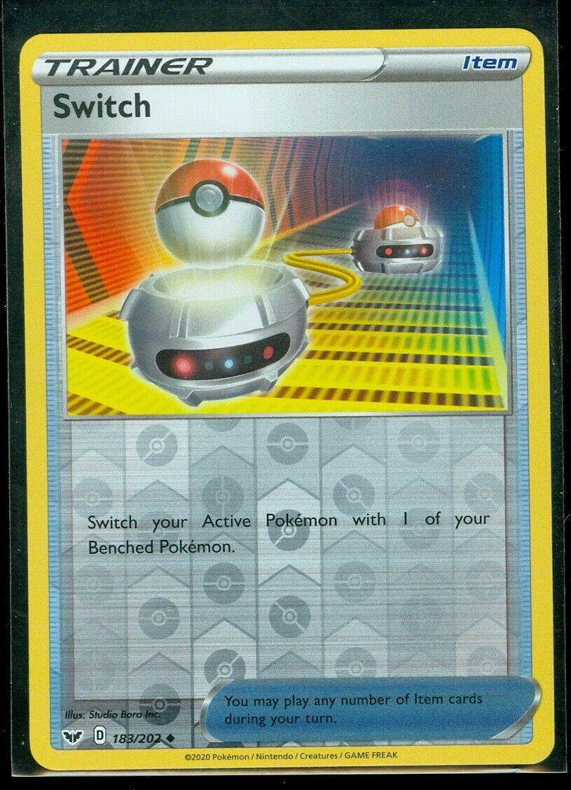 Sword & Shield Switch [Reverse Holo] Pokémon card