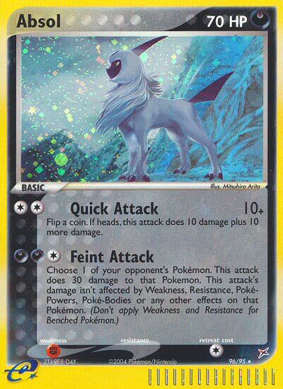 Team Magma & Team Aqua Absol Pokémon card