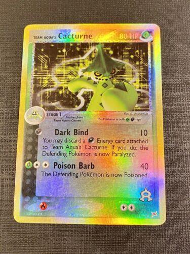 Team Magma & Team Aqua Cacturne [Reverse Holo] Pokémon card