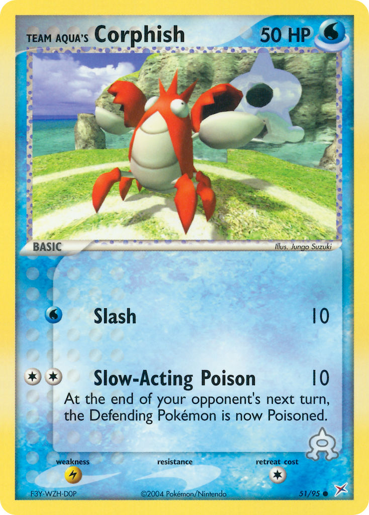 Team Magma & Team Aqua Corphish Pokémon card