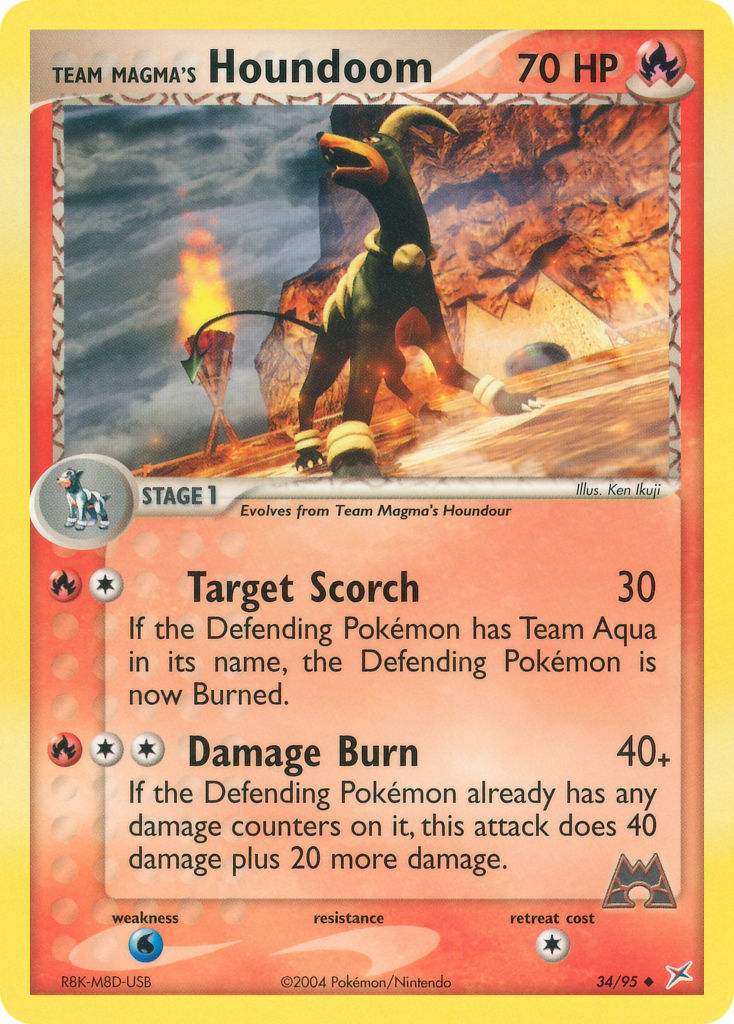 Team Magma & Team Aqua Houndoom Pokémon card