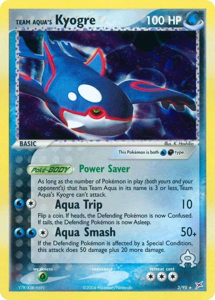 Team Magma & Team Aqua Kyogre [Holo] Pokémon card