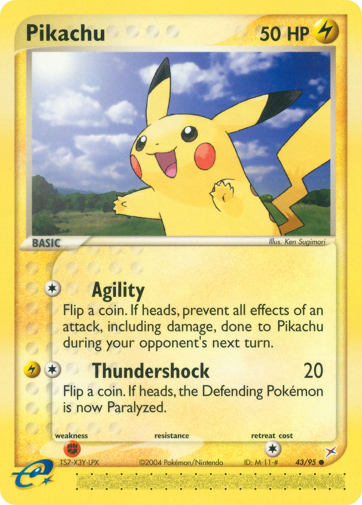 Team Magma & Team Aqua Pikachu Pokémon card