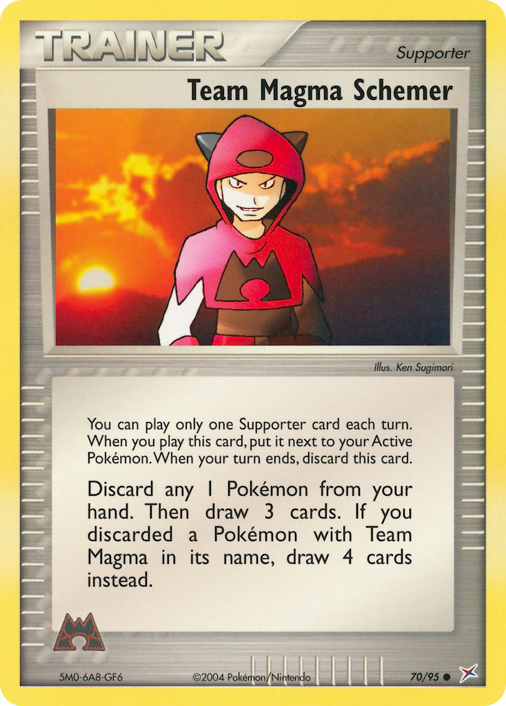 Team Magma & Team Aqua Schemer Pokémon card