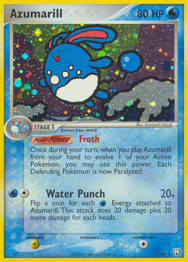 Team Rocket Returns Azumarill Pokémon card