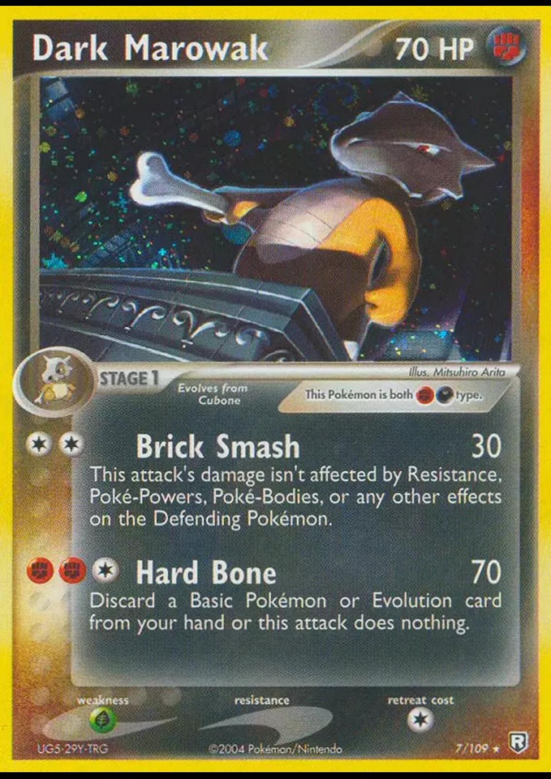 Team Rocket Returns Dark Marowak [Holo] Pokémon card