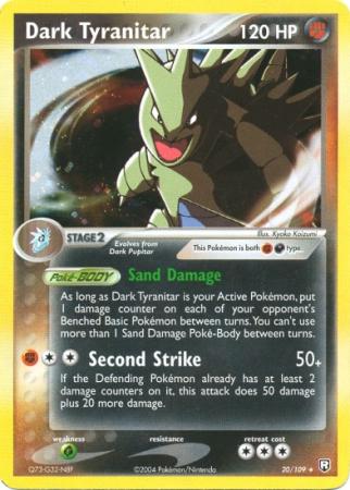 Team Rocket Returns Dark Tyranitar [Cosmos-Holo] Pokémon card