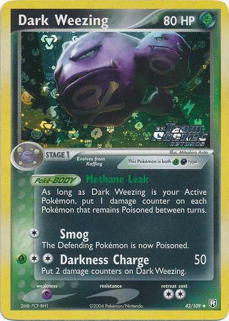 Dark Weezing [Reverse Holo]