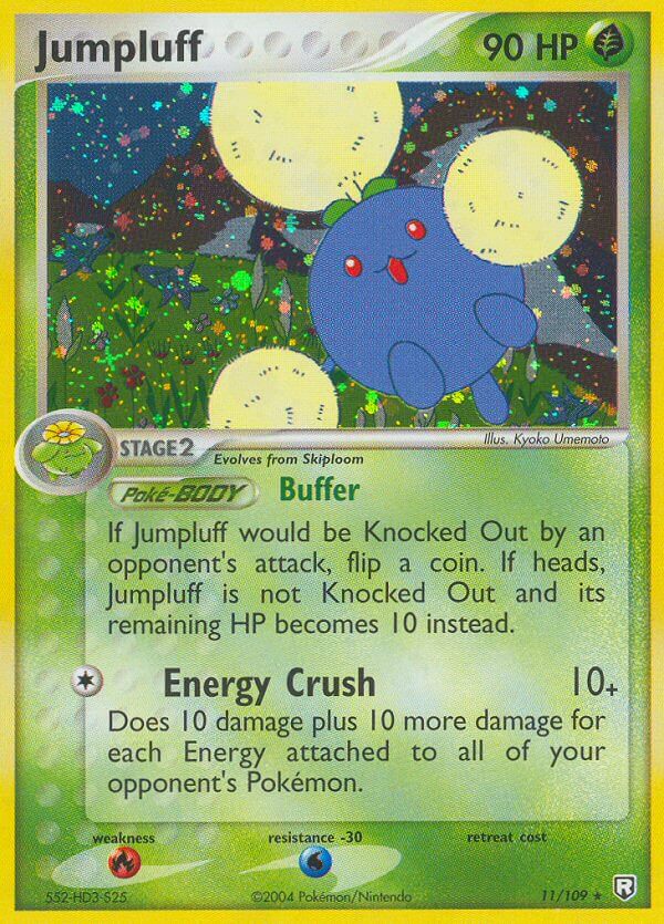 Team Rocket Returns Jumpluff Pokémon card