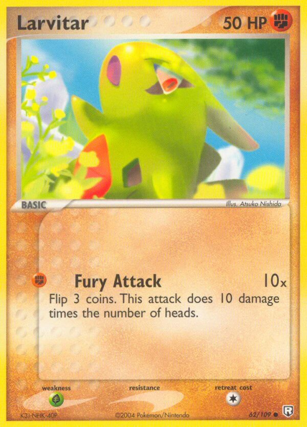 Team Rocket Returns Larvitar Pokémon card