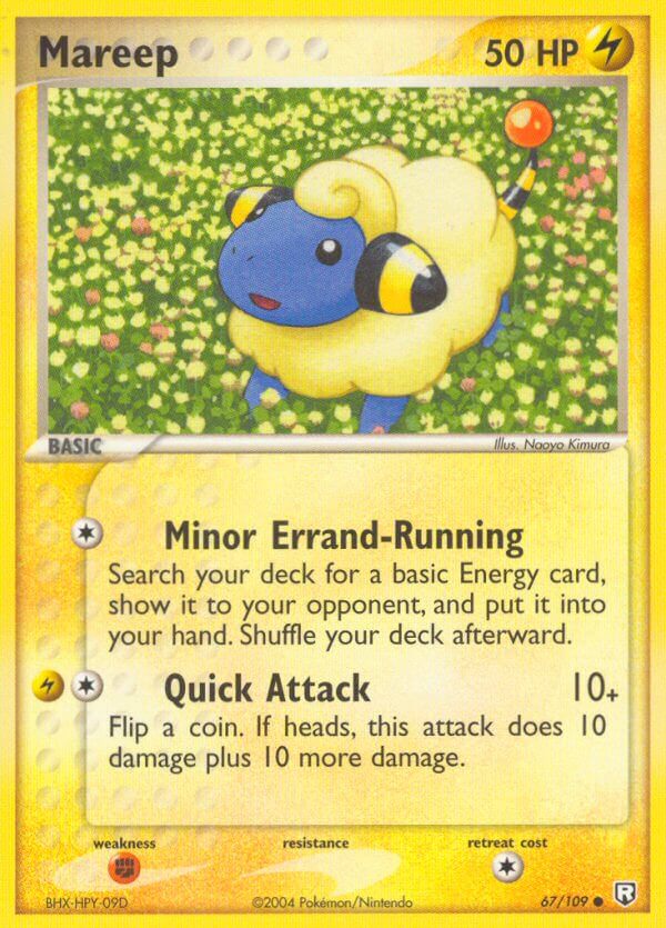 Team Rocket Returns Mareep Pokémon card