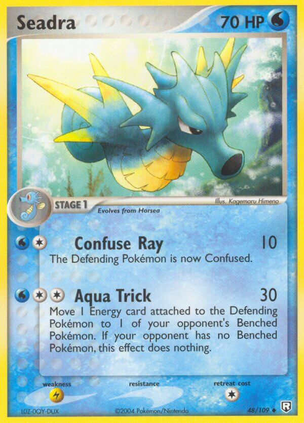 Team Rocket Returns Seadra Pokémon card