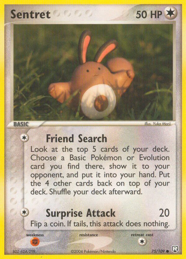 Team Rocket Returns Sentret Pokémon card