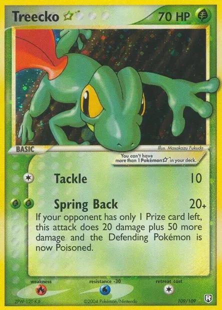 Team Rocket Returns Treecko [Gold-Star] Pokémon card