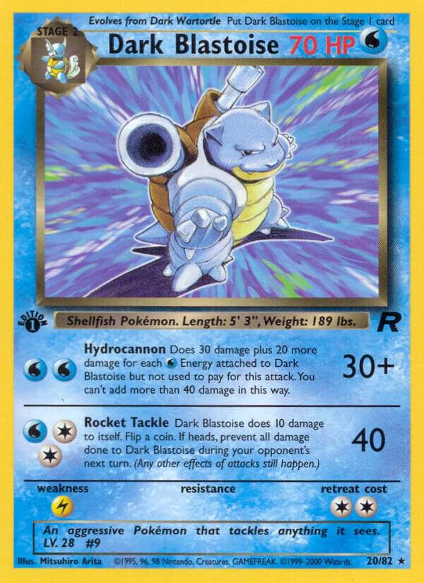 Team Rocket [1st-Edition] Dark Blastoise [1st-Edition] Pokémon card