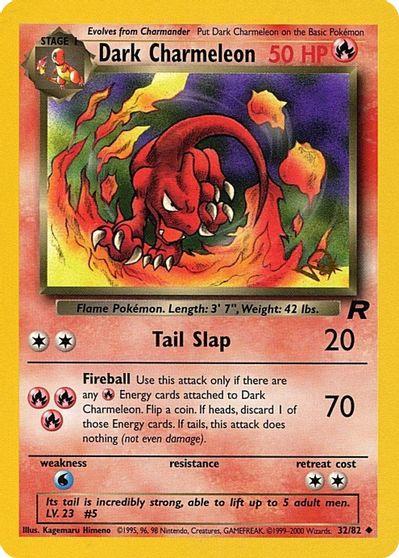 Team Rocket Dark Charmeleon [W-Stamp] Pokémon card