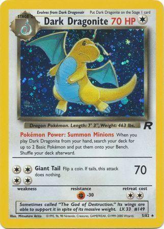 Team Rocket Dark Dragonite [Holo] Pokémon card