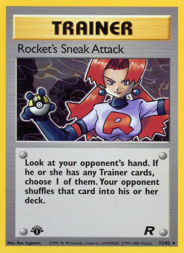 Team Rocket [1st-Edition] Rocket's Sneak Attack [1st-Edition] Pokémon card