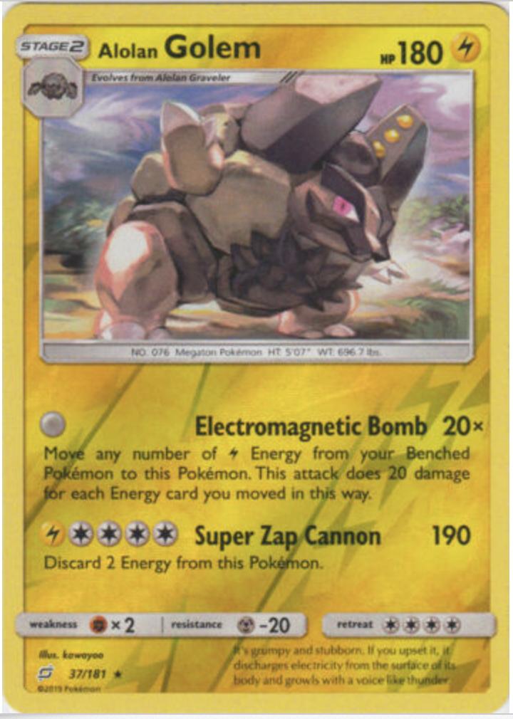 Alolan Golem [Reverse Holo]