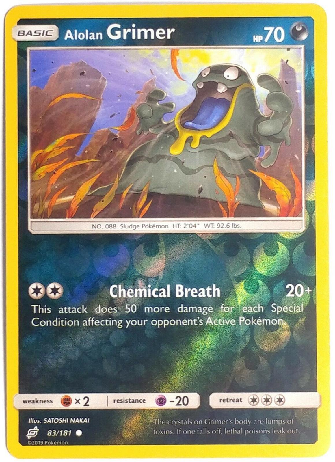 Team Up Alolan Grimer [Reverse Holo] Pokémon card